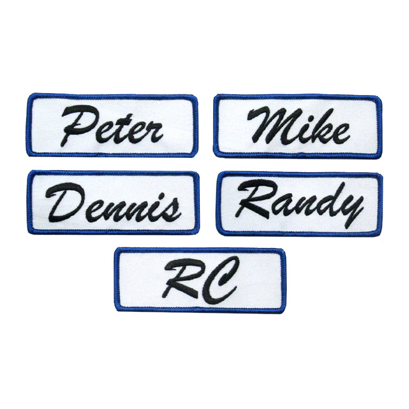 Buy Custom Name Patch Embroidered Personalized Tag *Black* Choose Font and  Thread Color - Iron Or Sew On (1 Patch) Online at desertcartINDIA